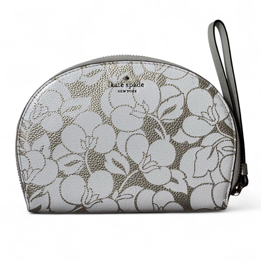 Kate Spade NWT Larchmont Avenue Breezy Floral Half Moon Wristlet